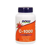 NOW Foods, Витамин C-1000 с шиповником 100 таблето