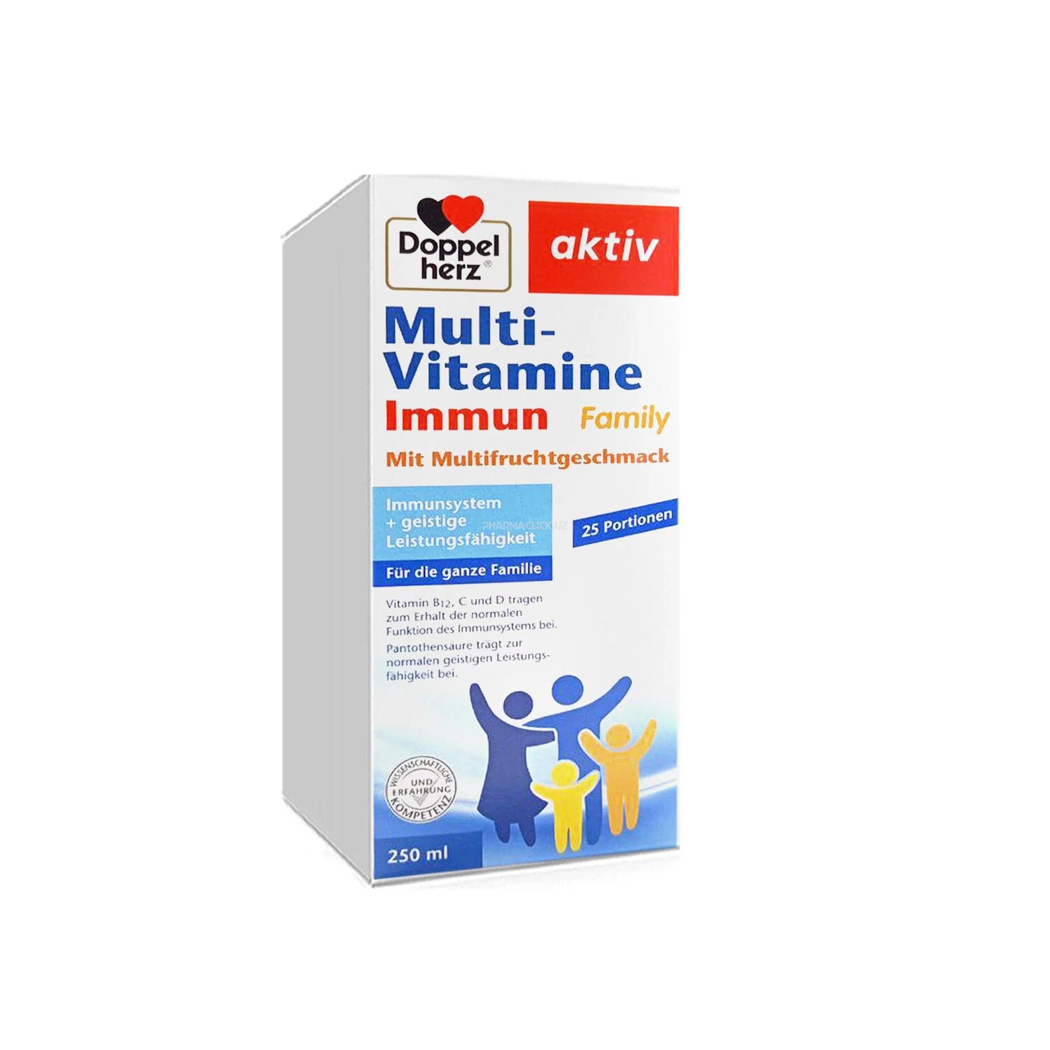 Doppelgerts tizimlari butun oila uchun immun tizimini qo‘llab-quvvatlash uchun sirop 250 ml