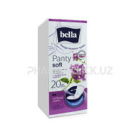 Ежедневные прокладки Bella  PANTY SOFT  Verbena по 20 шт в карт.уп