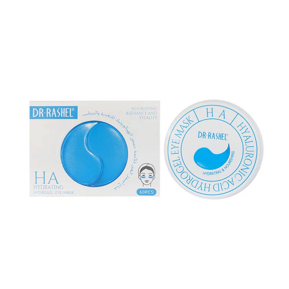 Гидрогелевые патчи Dr.Rashel Hyaluronic Acid hydrating & nourishing hydrogel eye mask DRL-1737 60шт