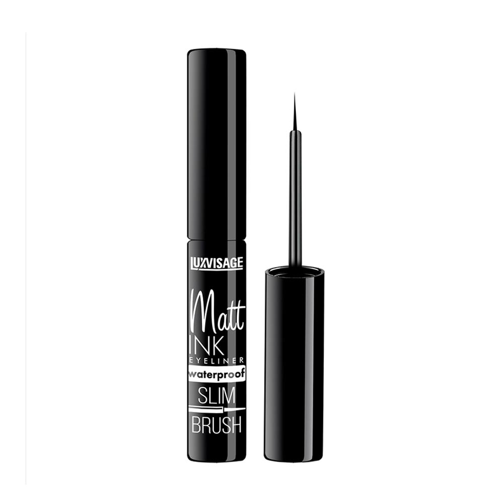 Подводка для глаз LUXVISAGE Matt INK Waterproof черный, 4мл