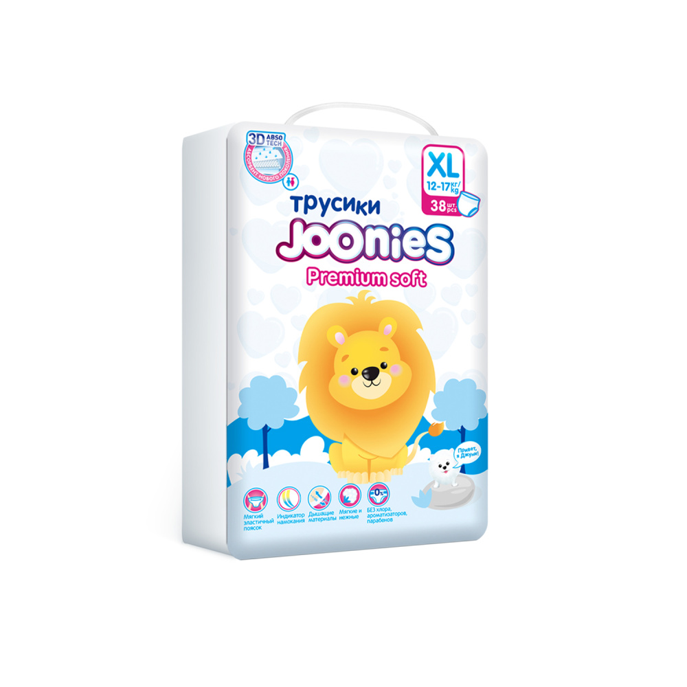 Трусики JOONIES Premium Soft №38 (12-17кг)