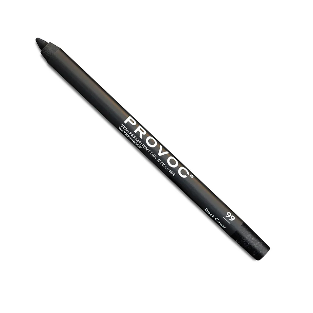 Гелевый карандаш для глаз Provoc Gel Eye Liner, 99 Black Cavia