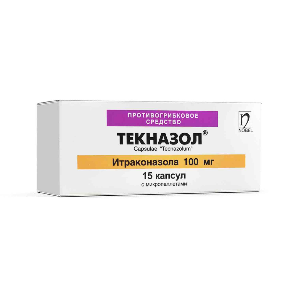 Текназол капс. №15 -  в Ташкенте онлайн по хорошей цене | PharmaClick
