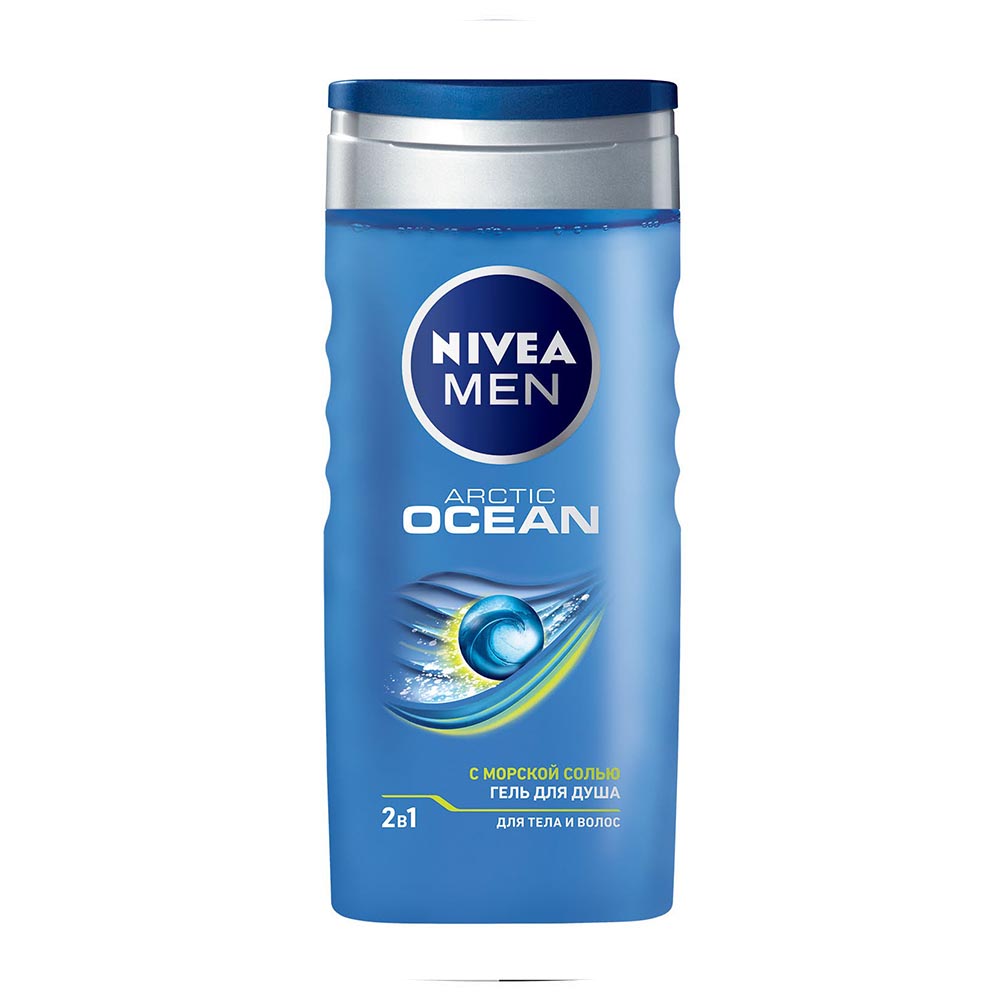 Nivea Гель для душа  Arctic OCEAN  2в1 для тела и волос