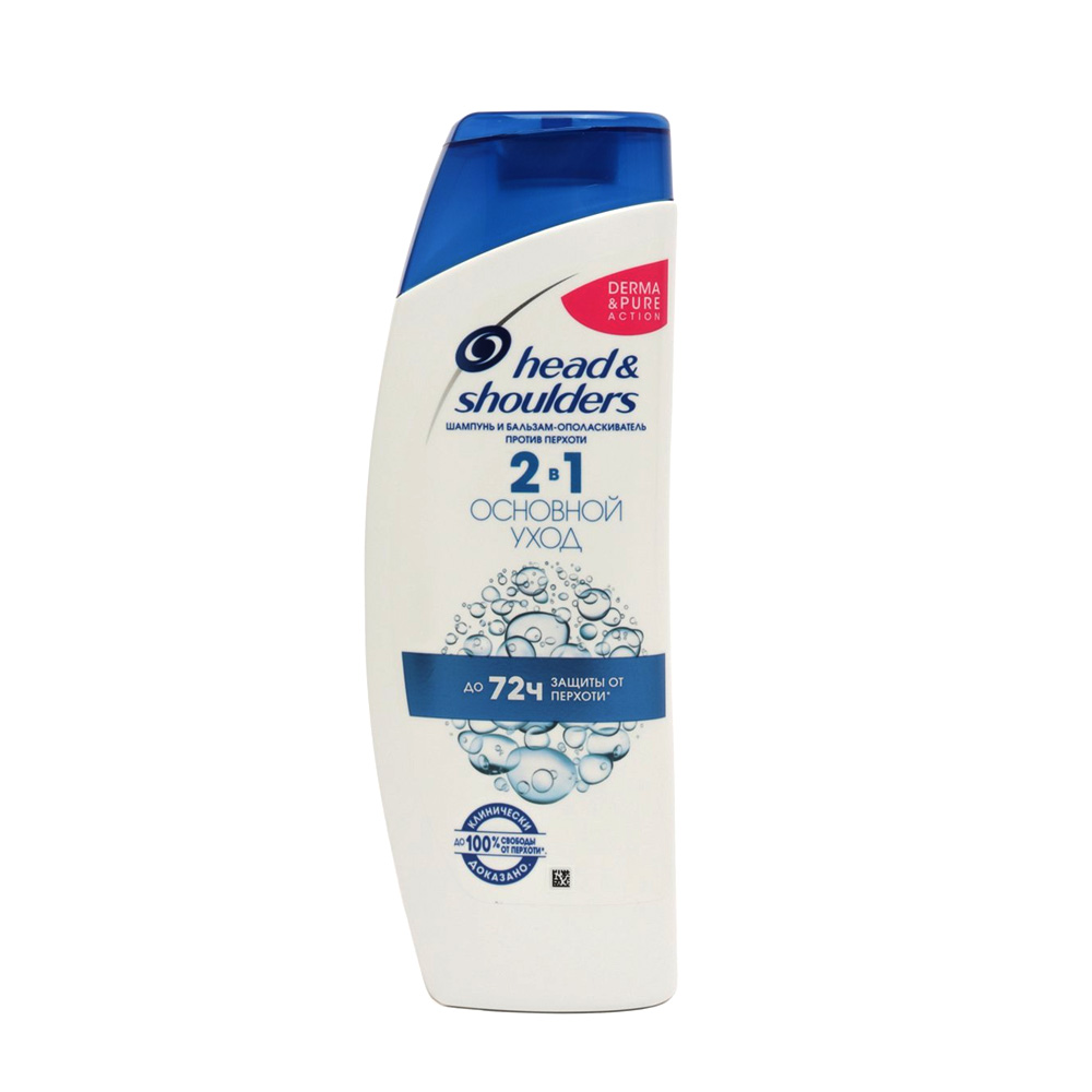 HEAD & SHOULDERS Шампунь 2в1 Основной уход 400мл - 1