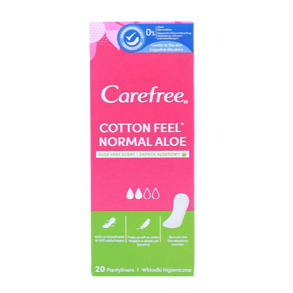 Carefree® Алоэ cалфетки воздухопроницаемые 20 шт (TR) - 1