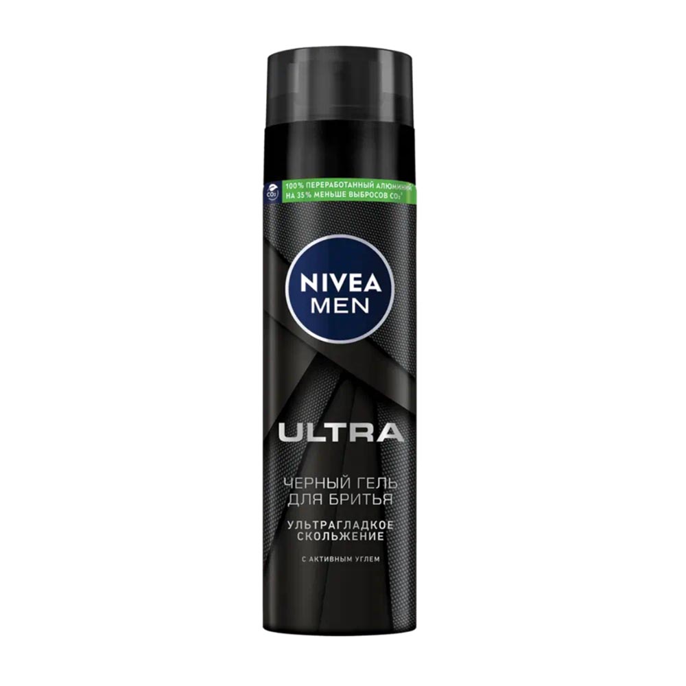 Nivea Черный гель для бритья  ULTRA  серии  200 ml