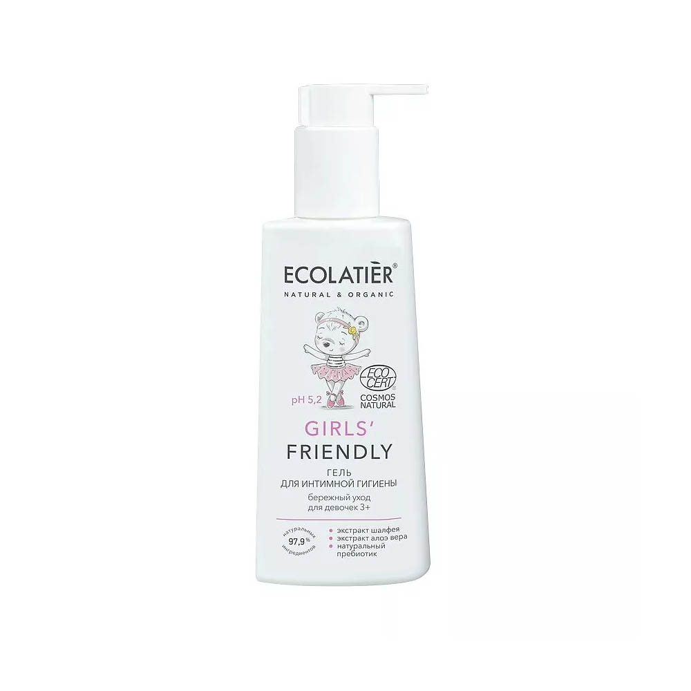 Гель для интимной гигиены Ecolatier Baby Girls' Friendly 3+ (Ecocert) 150мл