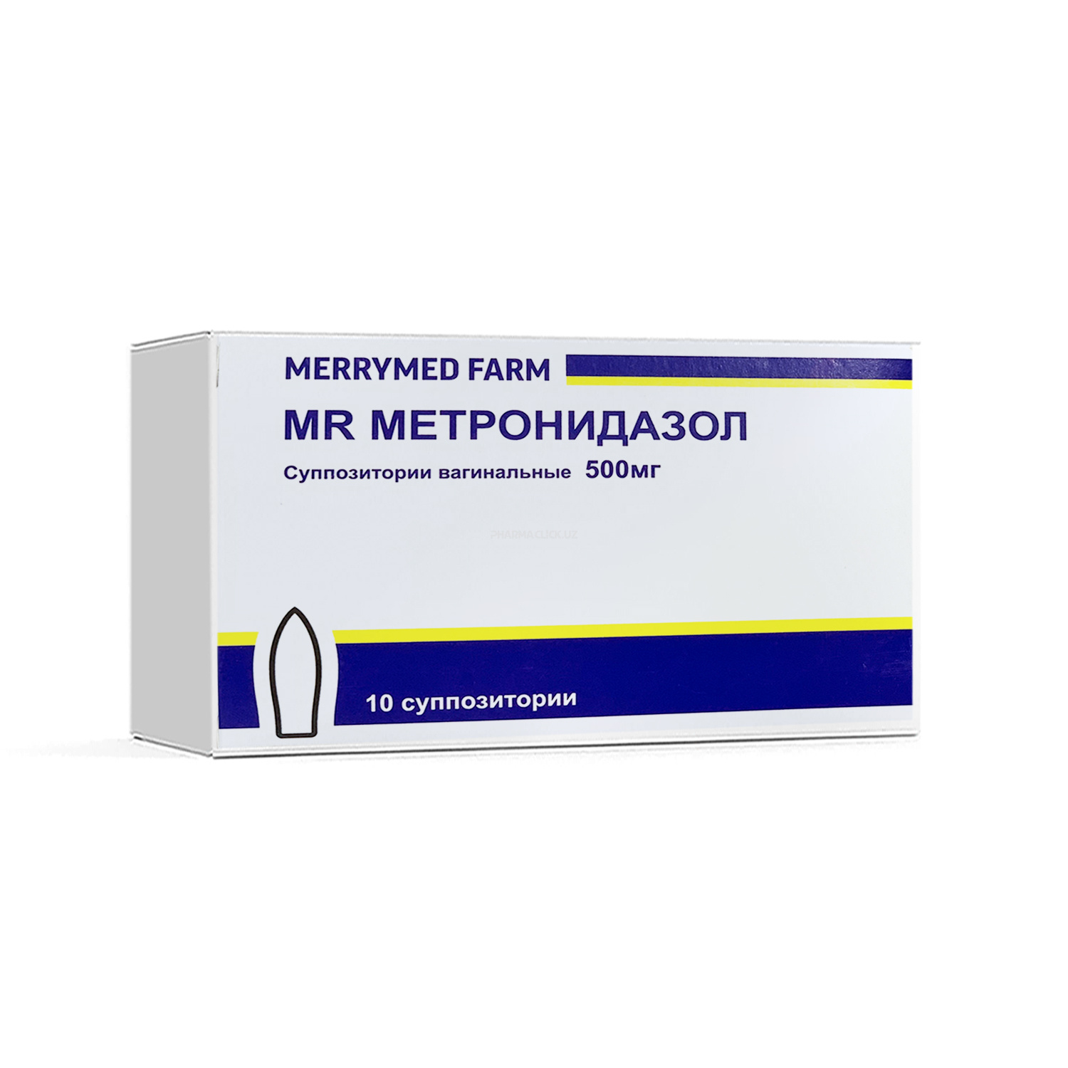 Метронидазол  MR супп ваг 500 мг№10