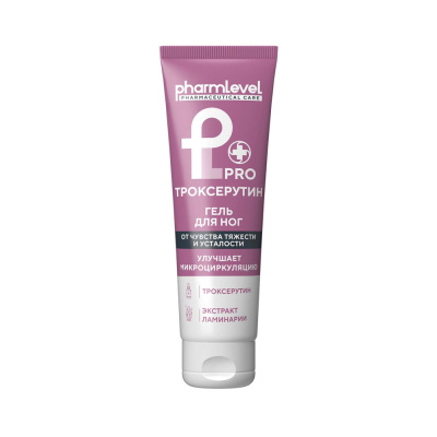 Pharmlevel ProTrokserutin oyoq uchun gel, 75 ml