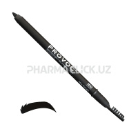 Гелевый карандаш для бровей Provoc Eye Brow Liner, 100 After Midnight