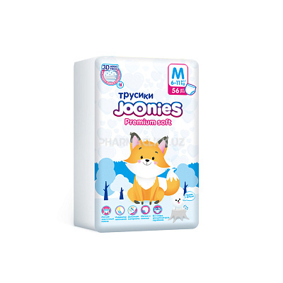 Трусики JOONIES Premium Soft №56 (6-11кг)