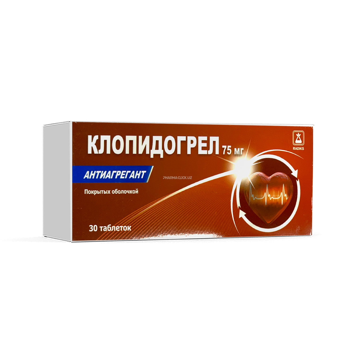 Klopidogrel tab. 75 mg №30