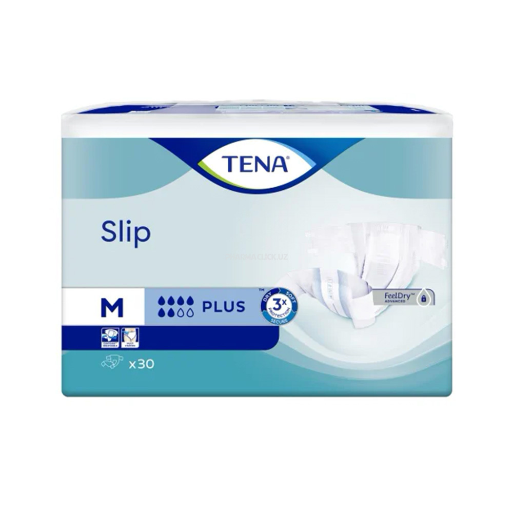 Подгузники для взрослых Tena Slip Plus Medium 30шт