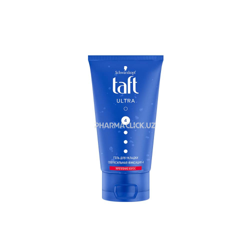Гель для укладки Taft Gel Ultra HL4, укрепление волос, сверхсильная фиксация,  150 мл
