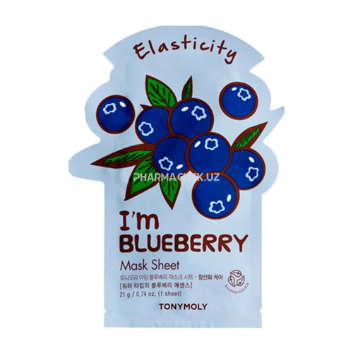 Маска для лица I AM BLUEBERRY MASK SHEET 21 гр
