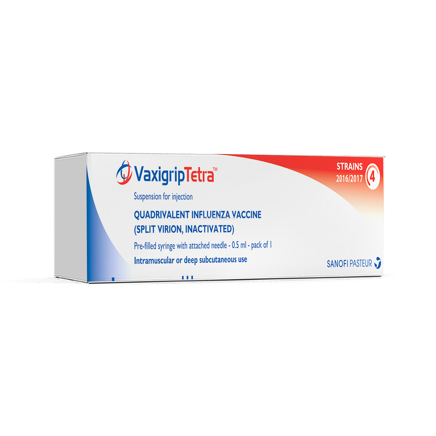 VaksigripTetra susp 1 doza / 0,5 ml №1 (shprits)