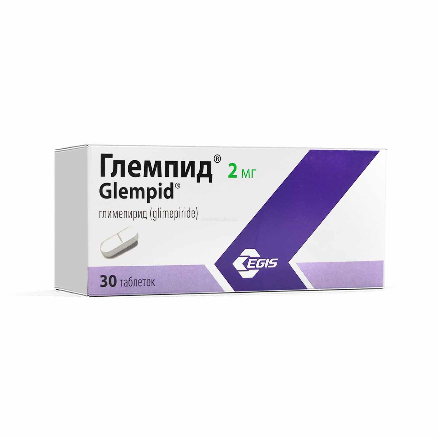 Глемпид таб  2 мг № 30