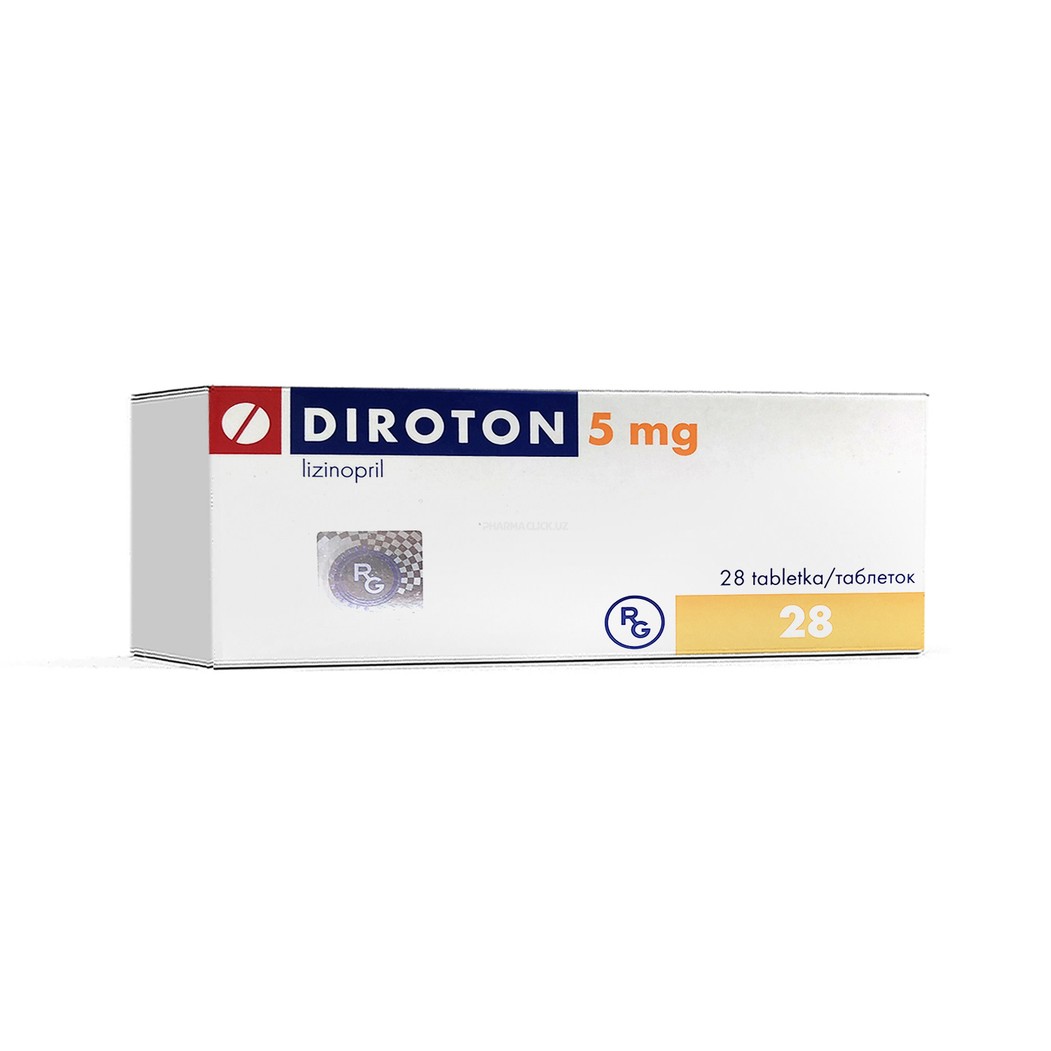 Диротон  5 мг № 28
