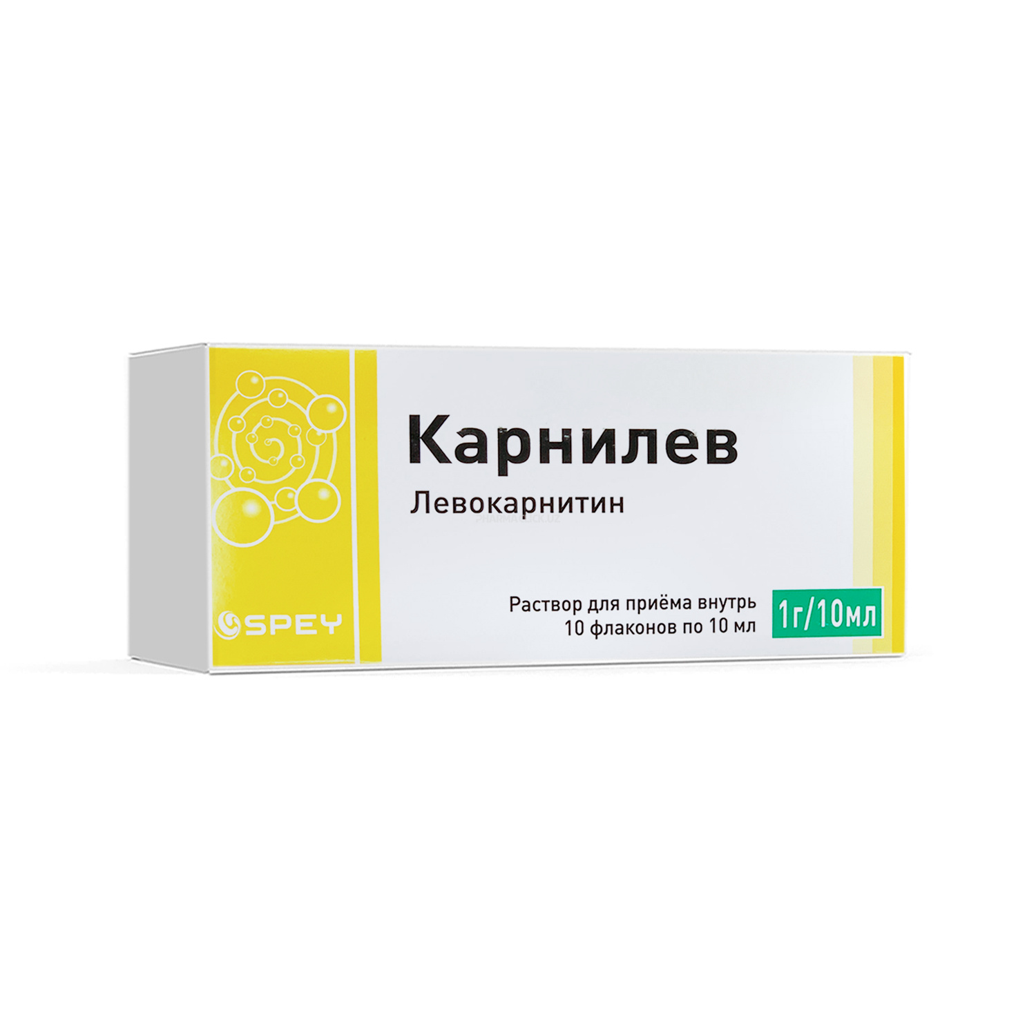 Karnilev ichga qabul qilish uchun eritma 1 g /10 ml  10 ml №10