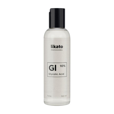 LIKATO professional 10% glikol kislotali yuz uchun tonik, 150 ml