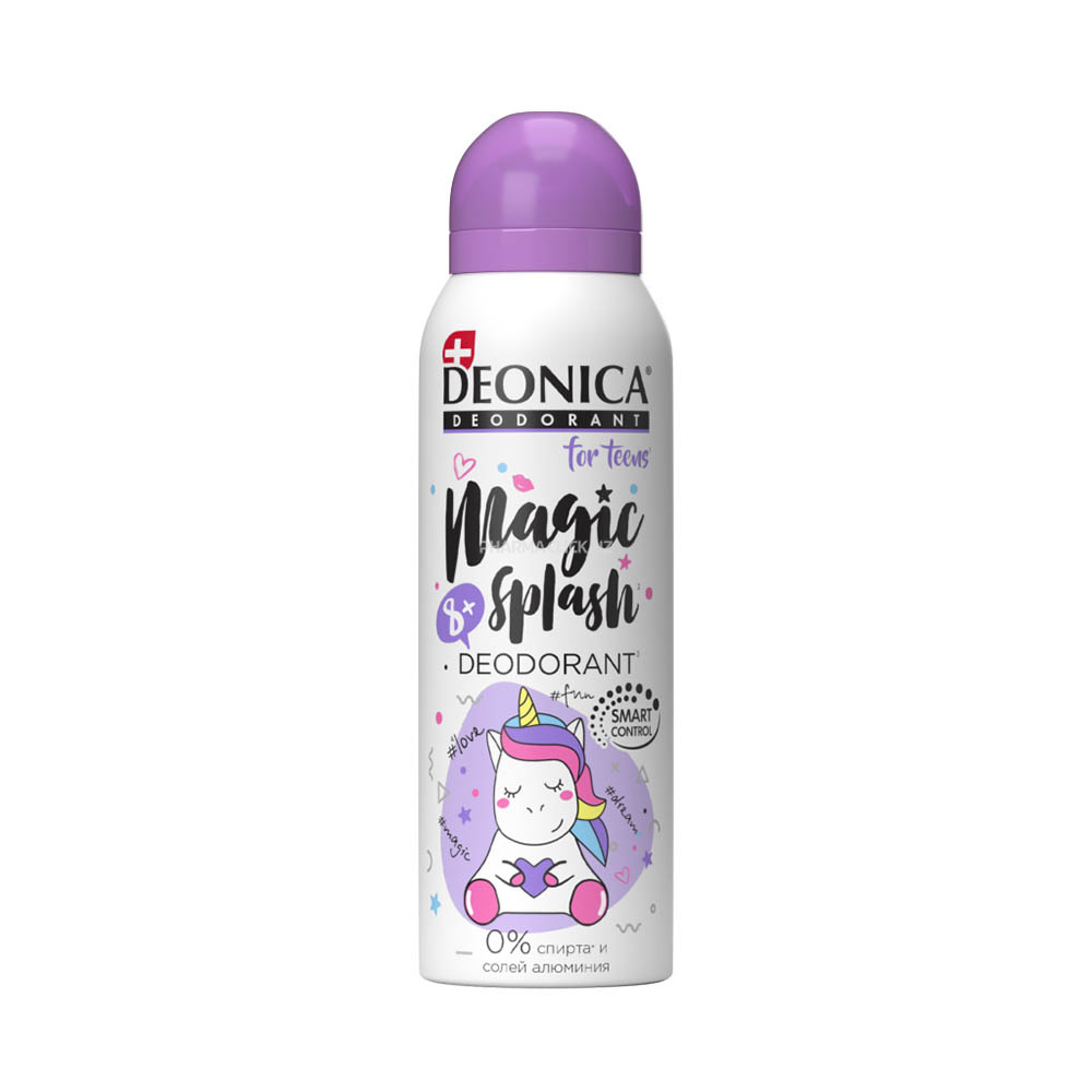 Дезодорант-спрей для девочек Deonica for Teens "Magic Splash" 125 мл