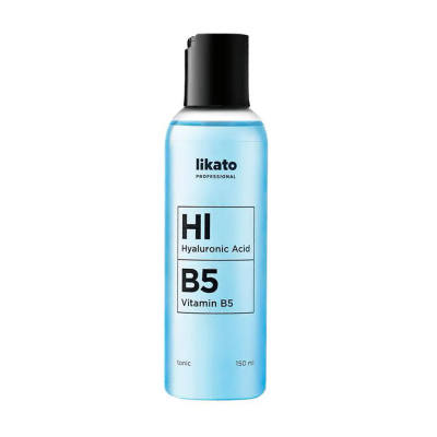 LIKATO professional yuz uchun gialuron kislotali tonik, 150 ml