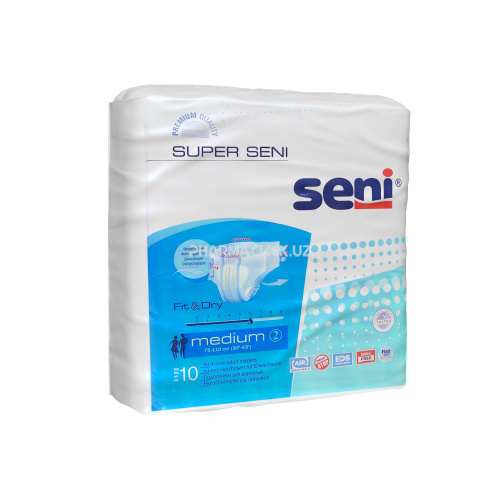 Подгузники дышащие для взрослых товарного Super Seni Air Medium по 10шт