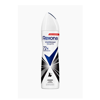Rexona Invisible Black and White ayollar uchun aerozol-antiperspirant 150ml