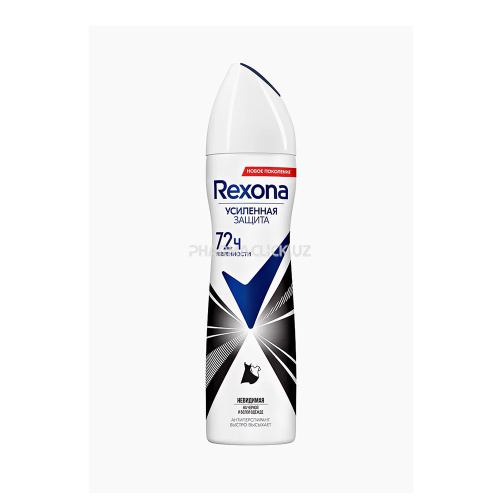 Антиперспирант-аэрозоль для женщин Rexona Invisible B+W 150мл
