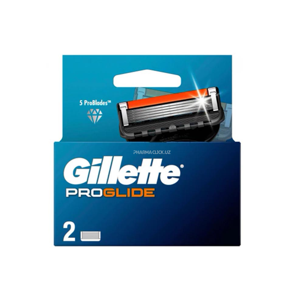 Сменные кассеты для бритья, 2 шт. Gillette Fusion ProGlide