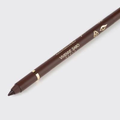 Карандаш-каял для глаз устойчивый гелевый Vivienne Sabo Liner Virtuose Kajal тон 02, коричневый 