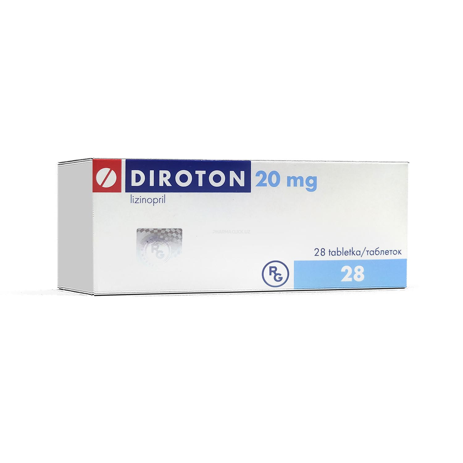 Диротон 20 мг № 28