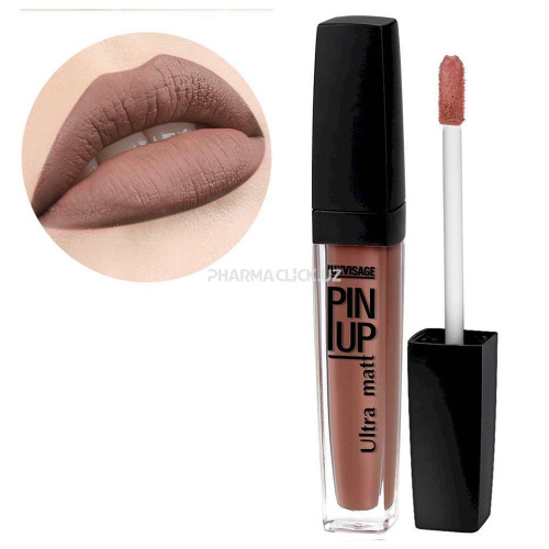 Блеск для губ PIN-UP ultra matt тон 37 capeccino 5 г LUXVISAGE