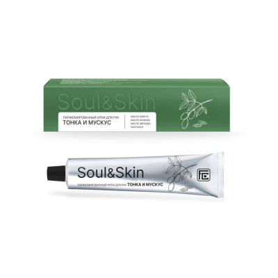 Soul & Skin parfyum qo'l kremi Tonka va Mushk 65 ml