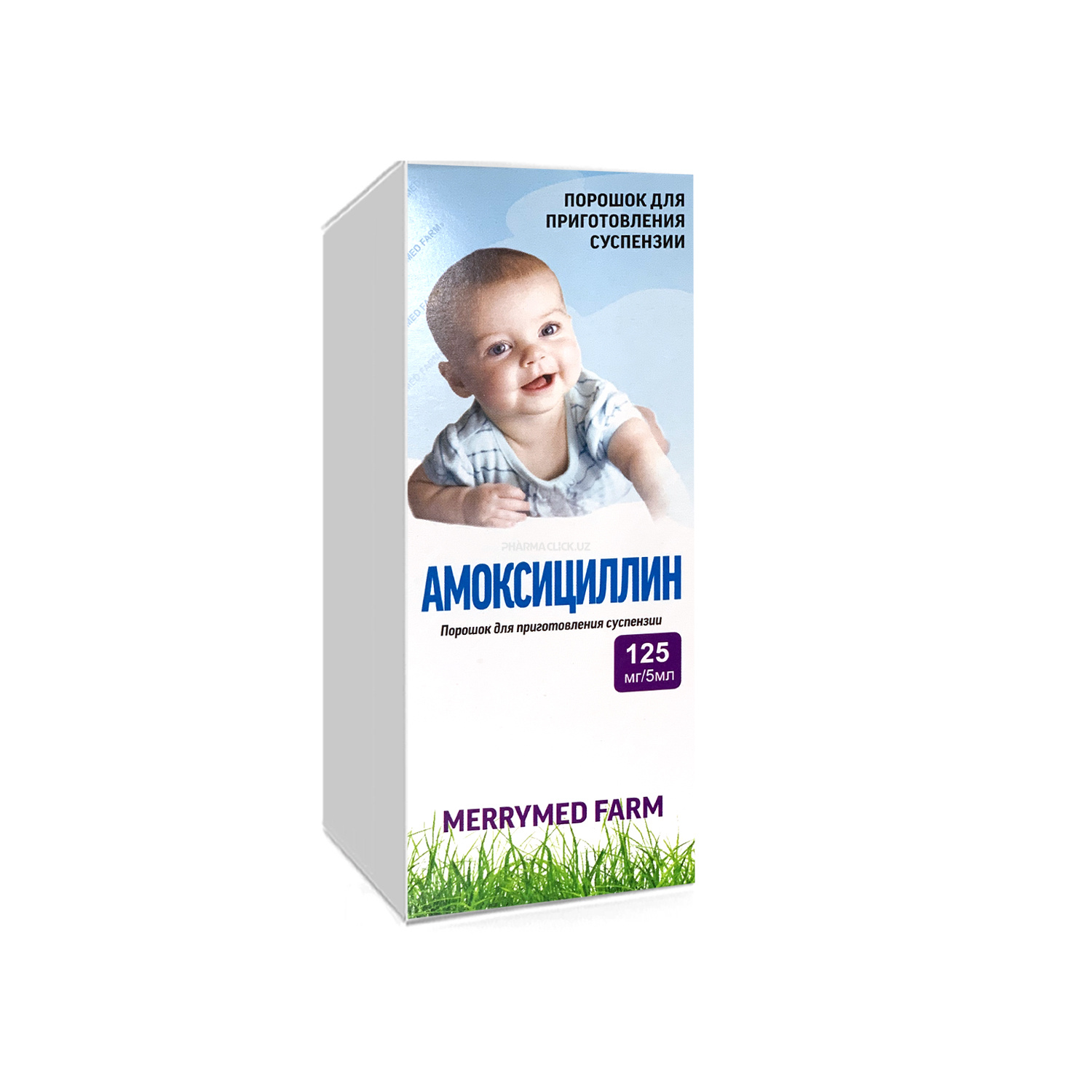 Amoksitsillin 125 mg / 5 ml susp MR