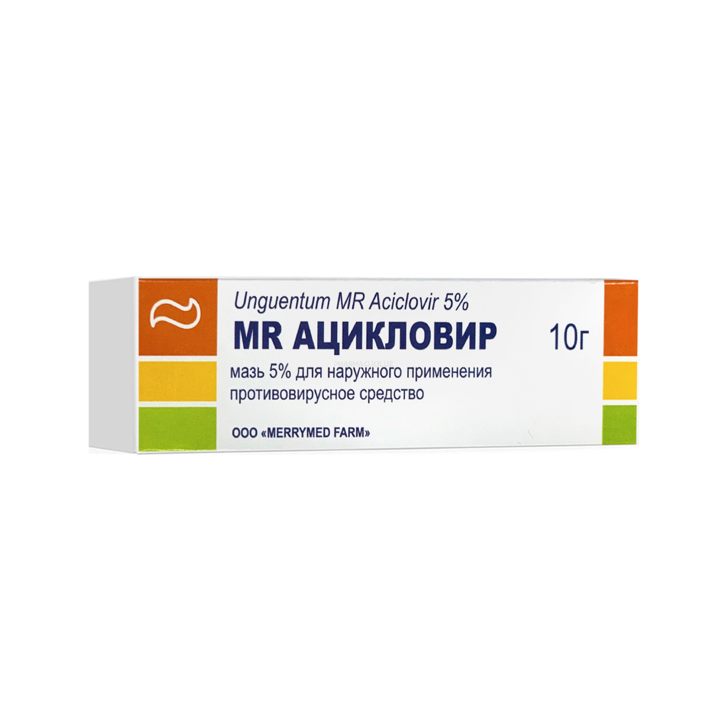 Ацикловир мазь 5% 10г MR - купить в Ташкенте онлайн по хорошей цене |  PharmaClick