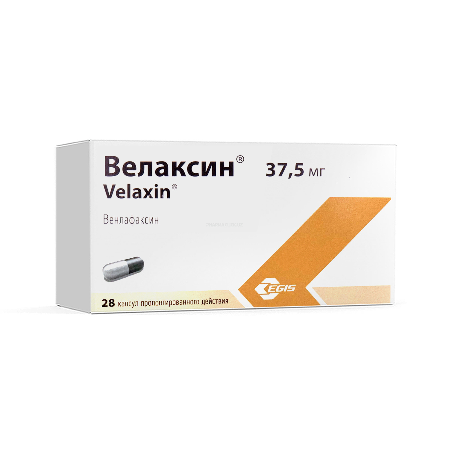Velaksin 37,5 mg kaps №28