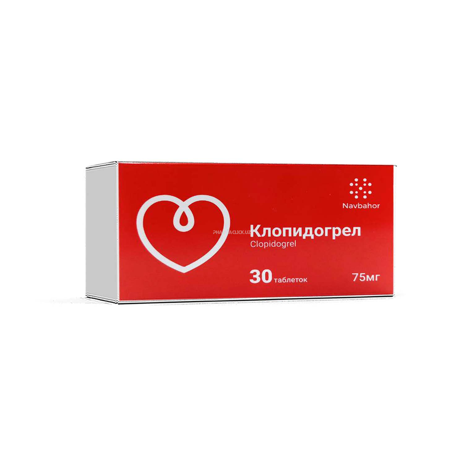 Клопидогрел таб. 75 мг №30 (Navbahor Sanoat)