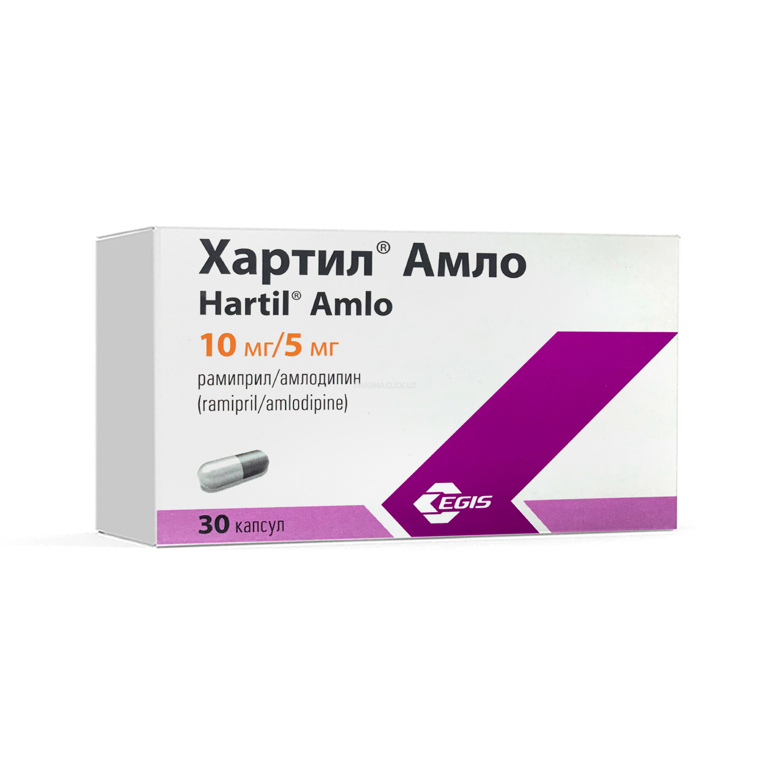 Xartil Amlo kaps. 10/5mg №30