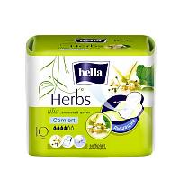 Прокладки  Bella Herbs Tilia Comfort  10шт