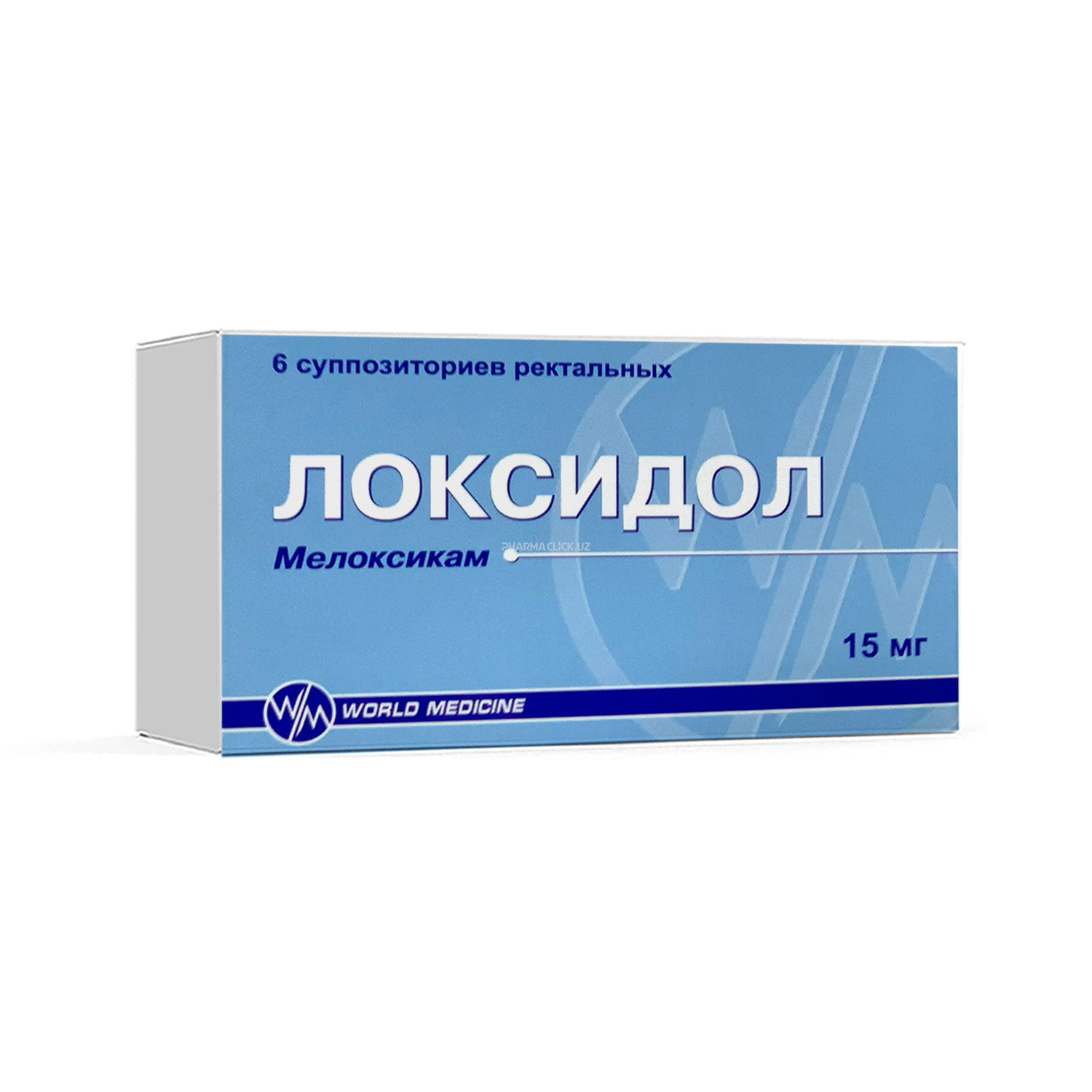 Loksidol  supp. rekt. 15 mg. №6