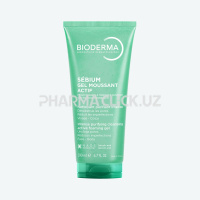 Очищающий гель Sebium Gel Moussant Actif, Bioderma,  200 мл