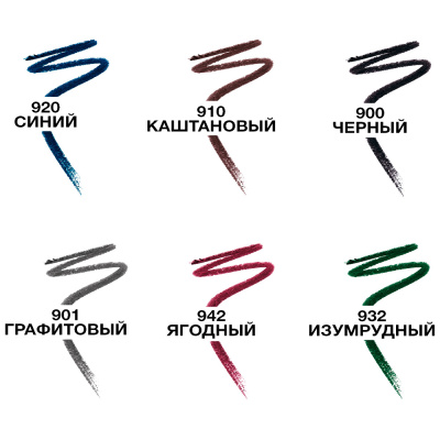 Карандаш для глаз гелевый, Maybelline New York "TATTOO LINER", оттенок: 900, черный, 1.3г