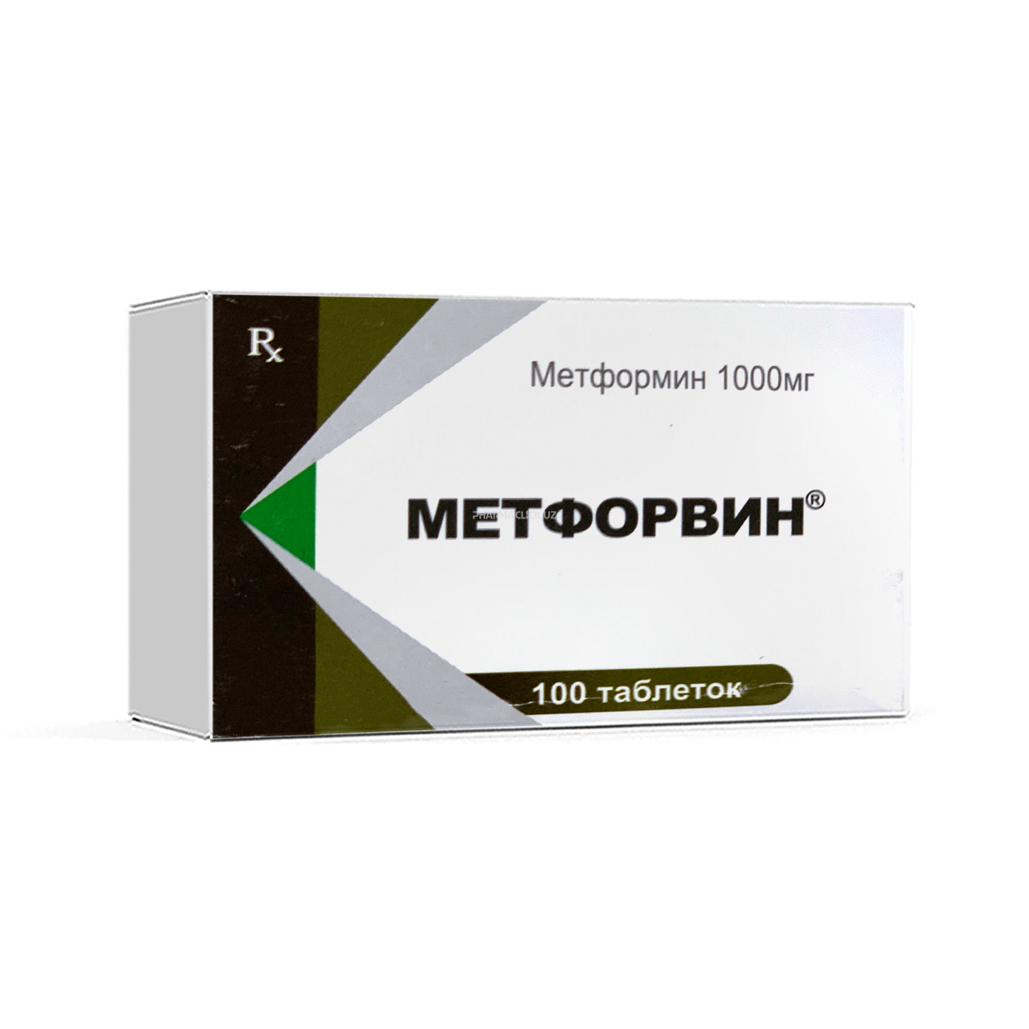 Метфорвин-1000 № 10 x 10 таблетки