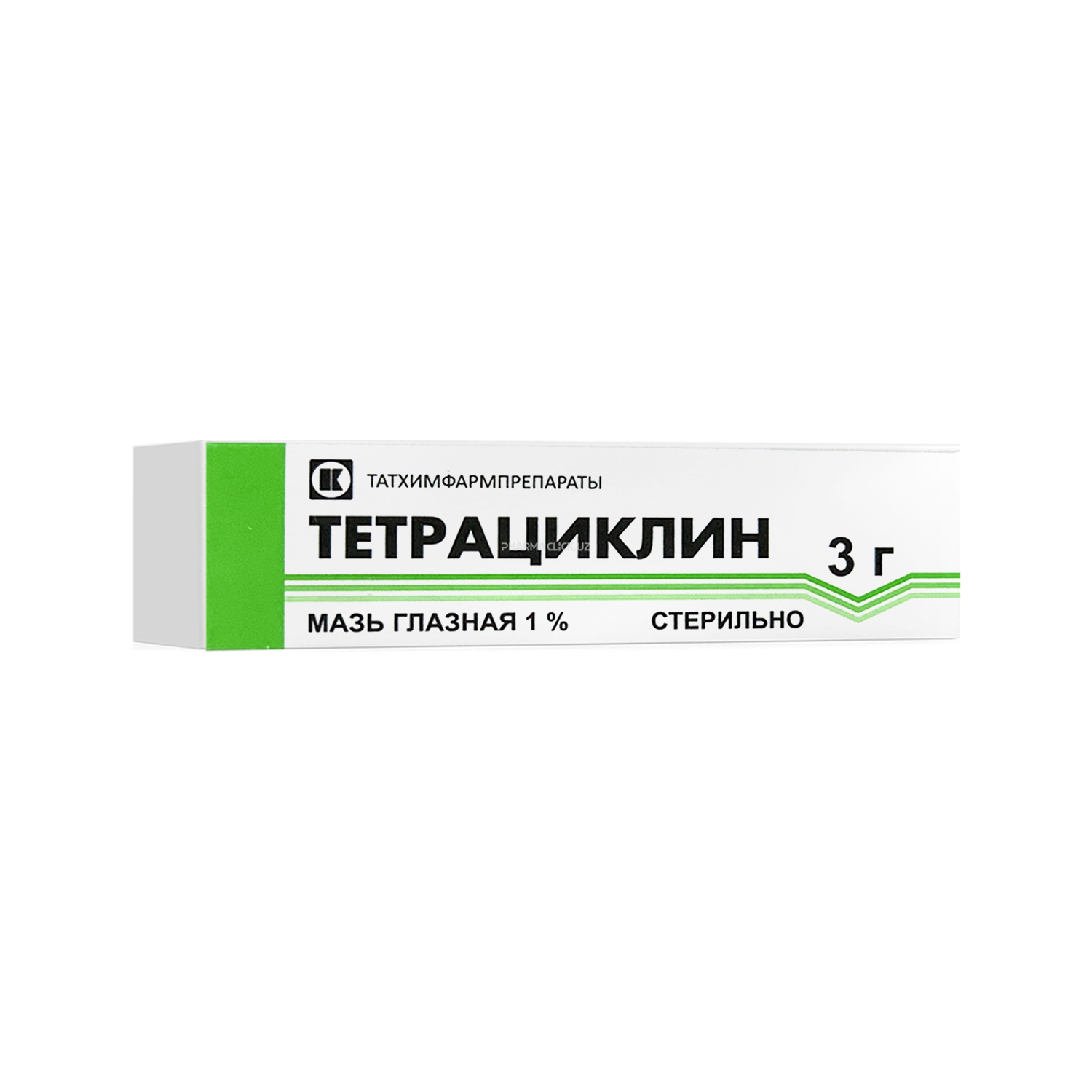 Тетрациклин  гл. мазь 1% 3гр Татхимфармпрепараты