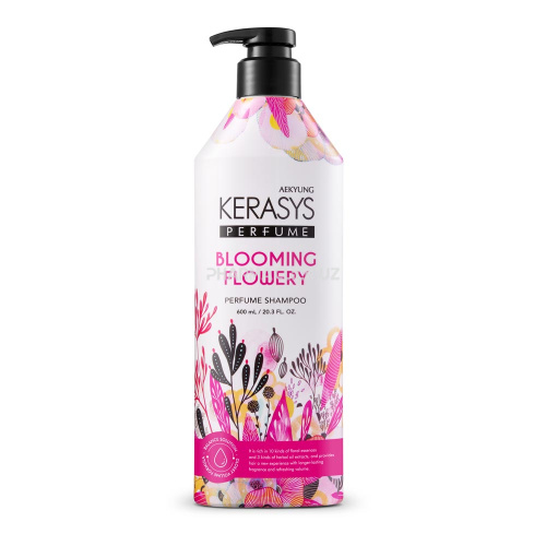 Шампунь Парфюмированный Kerasys BLOOMING & FLOWERY, 600мл