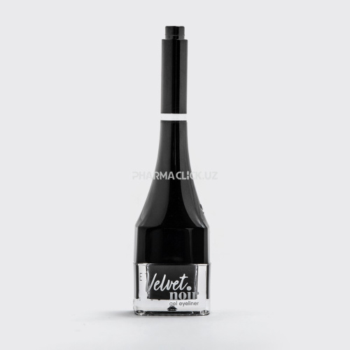 Подводка гелевая для глаз Vivienne Sabo Velvet Noir, с кисточкой, точность нанесения и удобство гелевой формулы, тон 01, черная Pharmaclick