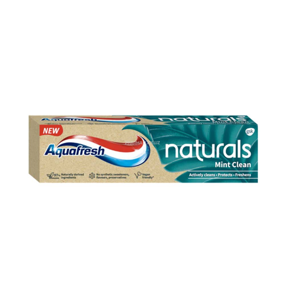 Паста зубная Aquafresh Naturals Очищение и мята 75мл